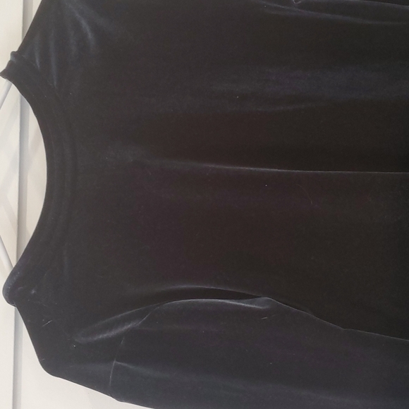 ZARA- Velvet Blue Top - Picture 3 of 6